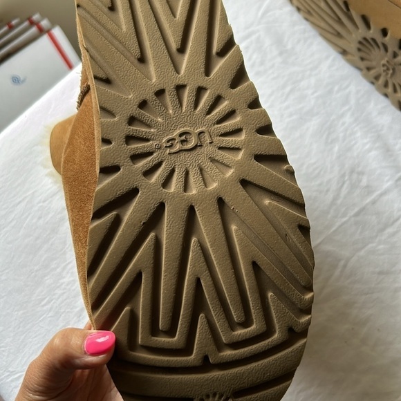 Ugg Australia MAIA leather drawstring metal beads suede boot Size 10 - Picture 11 of 14